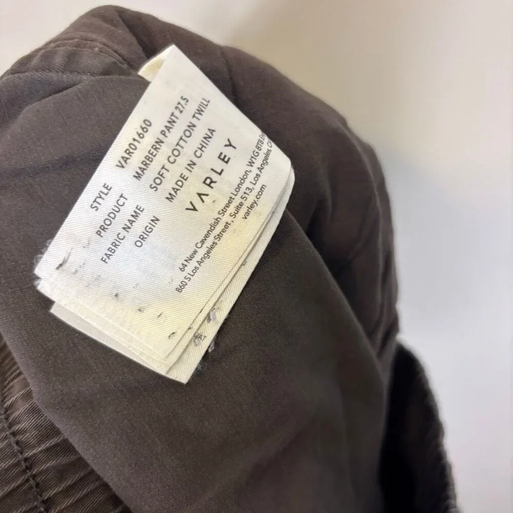 Varley Brown Jogger Cotton Women's Pants‎ Medium